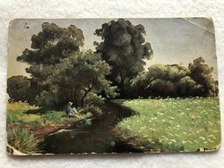 Antik, régi képeslap                               -5.