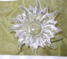 Villeroy Boch napocska alakú üveg mécsetartó