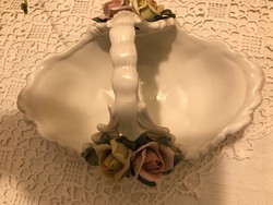 Karl ens German porcelain centerpiece, seller. Very beautiful, showy. In undamaged condition. 23X18 cm