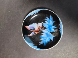 Bakosné Bakoa Éva pillangós porcelán kistányér - EP