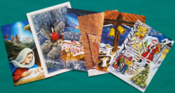 Christmas cards - postmen