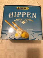 Hippen édességes fém doboz Ausztriából. 20x17 cm