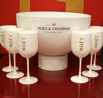 Moët & Chandon Great Bubble ICE XXL pezsgőhűtő + 6 MOËT pohár - Bárdekorációk és Partykellékek