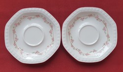 2 seltmann weiden bavaria german porcelain saucer small plate plate with flower pattern