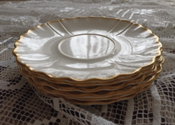 Antique Sarreguemines cake plate (tea coaster) set 18 cm