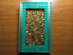 Retro Italian Christmas tree boa, garland 4 m