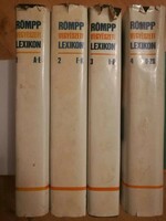 Römpp vegyészeti lexikon I-IV. 1981 Műszaki Könyvkiadó