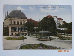 Old postcard: franzensbad, 1928