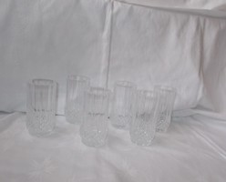 Crystal glass beer, water or soda glasses 6 pcs