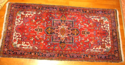 Antique hand-knotted rug 191 cm x 91 cm