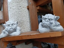 Rare troll dog guard dragon 1 devil dog stone statue frost-resistant artificial stone mythological animal