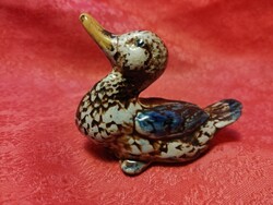 Miniature ceramic wild duck