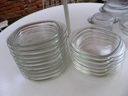 Eredeti jénai szögletes tányérok 10 és 6 db-os csomag