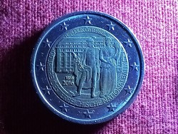 2 Euro Austria is the 200th anniversary coin of the Austrian National Bank