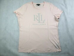 Original ralph lauren (xl) pale pink short sleeve women's elastic t-shirt top