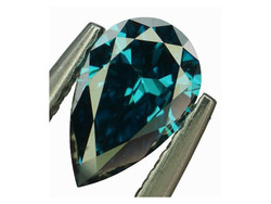 Blue diamond 0.51 cts vvs2