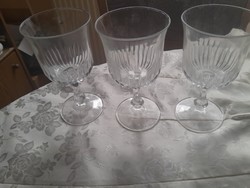 Crystal glass 3 pieces beautiful