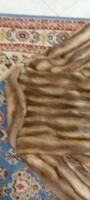 Hamster women's fur coat, slightly expanding downwards, for sale in very good condition.