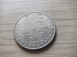 1 Krone 1969 Sweden