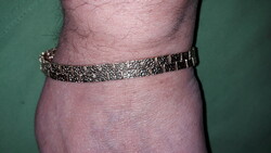 Very nice gold-plated metal bijou bracelet bracelet, wrist chain anklet 19 cm according to the pictures 2.