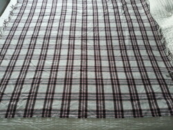 Plaid wool blend shawl / plaid (132x140 cm)