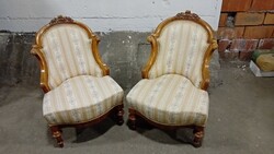2 darab neobarokk fotel, gyönyörű, szinte új állapotban