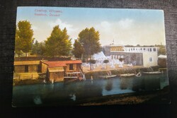 Zombor - Strand - futott képeslap