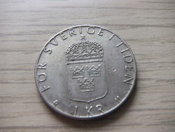 1 Krone 1977 Sweden