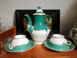 BIEDERMEIER Christian Fischer / Pirkenhammer 1830-1852 TEA SET + PITCHER - Art&Decoration