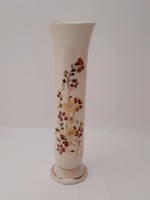 Zsolnay flower pattern vase, 20 cm