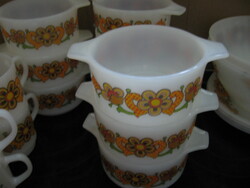 Original retro floral soup bowls from Jena