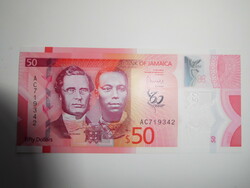 Jamaica 50 dollár 2023 UNC Polimer ÚJ!
