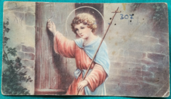 Old prayer picture, prayer sheet for prayer book