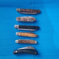 6 old knives in one