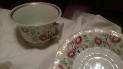 ANTIK Giesshubel / Gießhübel  kézzel festett  CSÉSZE és CSÉSZEALJ -1830-as évek- Art&Decoration