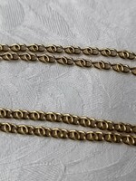 14 Carat gold twisted pattern necklace 4.3 gr 51 cm