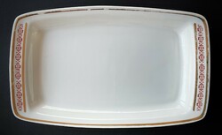 Alföldi red gold rectangular small serving bowl