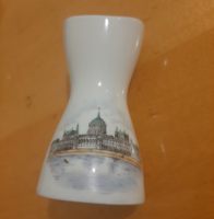 Aquincum porcelán Parlament tájkép mini kis váza 9,2 cm