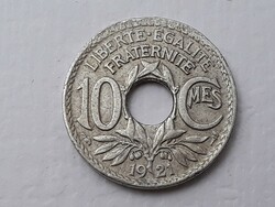 France 10 centimes 1921 coin - French 10 cent 1921 foreign coin