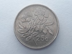 Málta 25 Cent 1986 - Máltai 25 cents 1986 külföldi pénz, érme