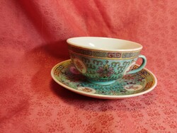 Famille - jaune, Chinese porcelain coffee cup with bottom