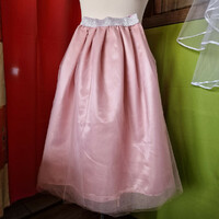 Wedding size48 - 60cm long tulle skirt for children