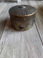 Antique silver-plated box (11.7x8 cm)