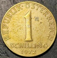 1 Schilling, Austria, 1972.