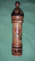 Old Bulgarian Bulgarian rose oil/perfume in a painted burnt decorative holder according to the pictures 5.