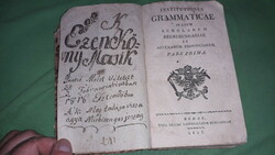 1815. Grammar book for high school use of the Kingdom of Hungary and the annexed provinces Latin