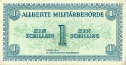 1 schilling 1944 Militarbehörde Ausztria 2.