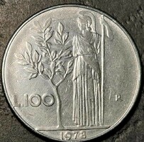 100 Lira, Italy, 1978.