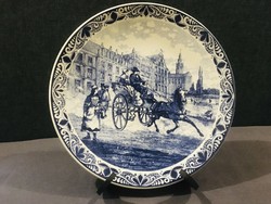 Large Delft Dutch faience wall plate!!! 39 cm!!!