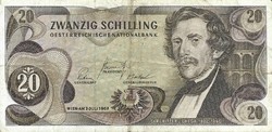 20 schilling 1967 Ausztria 2.